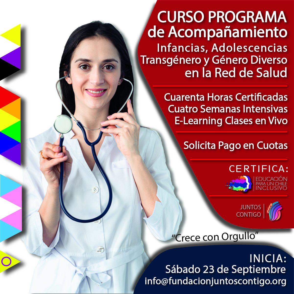 Curso sobre Programa de Acompañamiento para Niñas, Niños, Adolescentes Trans y Género no Conforme en la Red de Salud a nivel Nacional